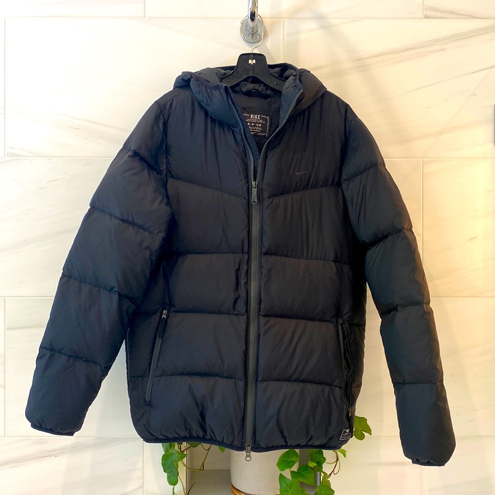 Nike Black Puffer Coat
